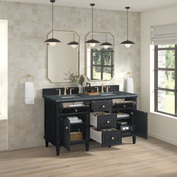 James Martin Lorelai 60" Double Vanity with 3 CM Countertop & FreePower Wireless Charger