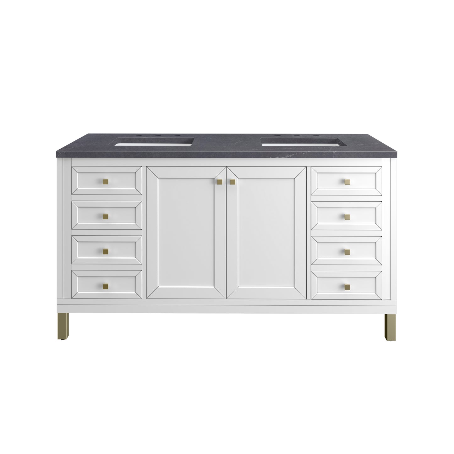 James Martin Chicago 60" Double Vanity with 3 CM Countertop