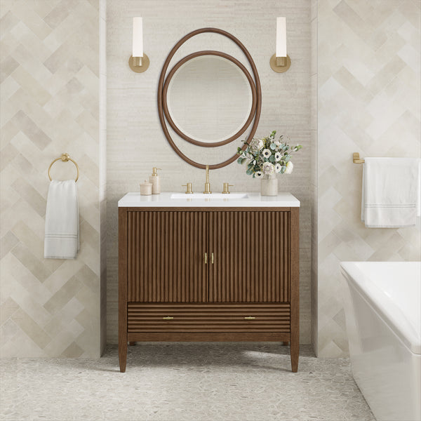 James Martin Myrrin 36" Single Vanity with 3 CM Countertop
