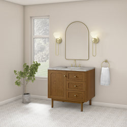 James Martin Laurent 36" Single Vanity with 3 CM Countertop