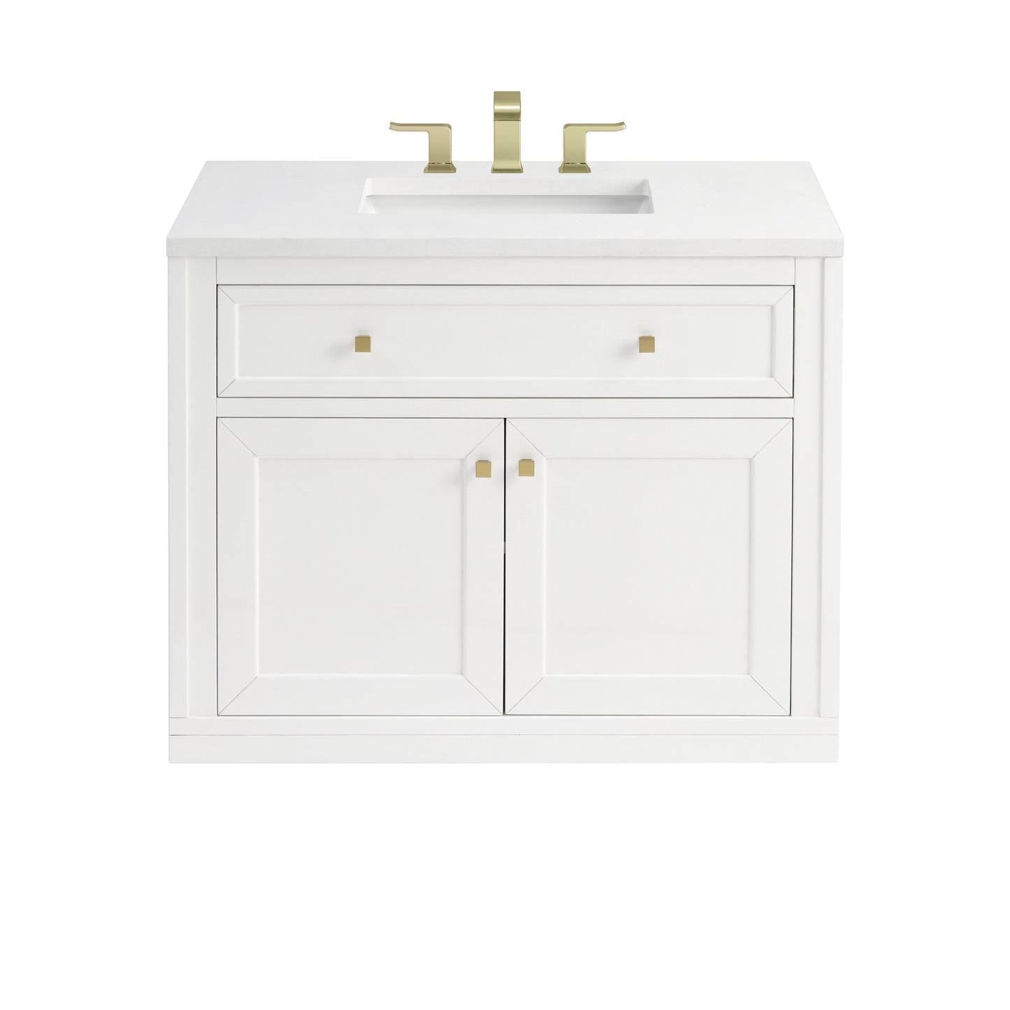 James Martin Chicago 36" Single Vanity with 3 CM Countertop