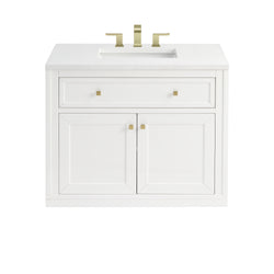 James Martin Chicago 36" Single Vanity with 3 CM Countertop