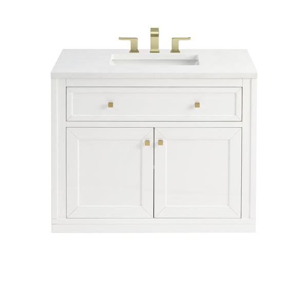 James Martin Chicago 36" Single Vanity with 3 CM Countertop