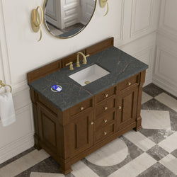 James Martin Brookfield 48" Single Vanity with 3 CM Countertop & FreePower Wireless Charger