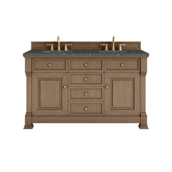 James Martin Brookfield 60" Double Vanity with 3 CM Countertop & FreePower Wireless Charger