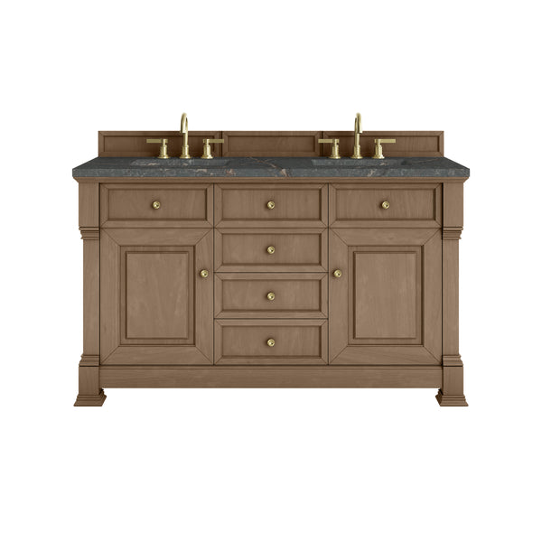 James Martin Brookfield 60" Double Vanity with 3 CM Countertop & FreePower Wireless Charger