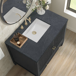 James Martin Myrrin 36" Single Vanity with 3 CM Countertop