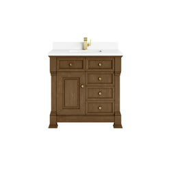 James Martin Brookfield 36" Single Vanity with 3 CM Countertop - Luxe Bathroom Vanities