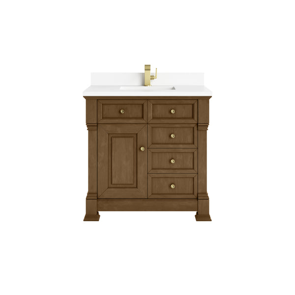 James Martin Brookfield 36" Single Vanity with 3 CM Countertop - Luxe Bathroom Vanities