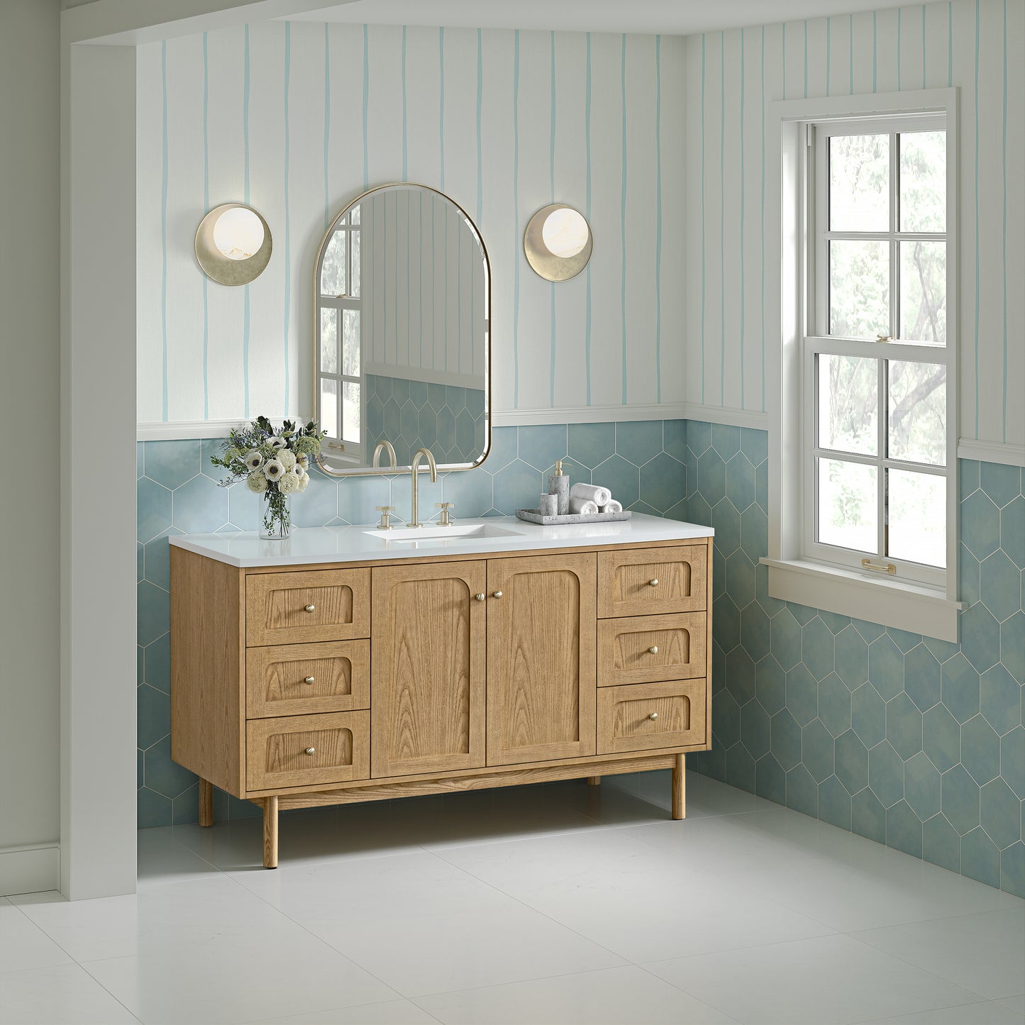 James Martin Laurent 60" Single Vanity with 3 CM Countertop
