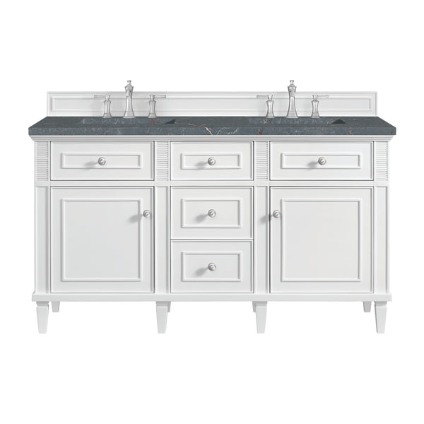 James Martin Lorelai 60" Double Vanity with 3 CM Countertop & FreePower Wireless Charger