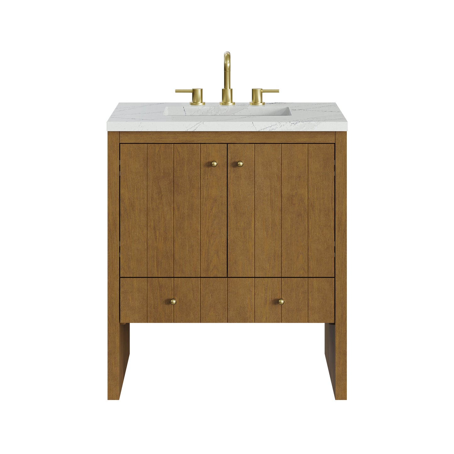 James Martin Hudson 30" Single Vanity with 3 CM Countertop