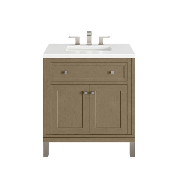James Martin Chicago 30" Single Vanity with 3 CM Countertop