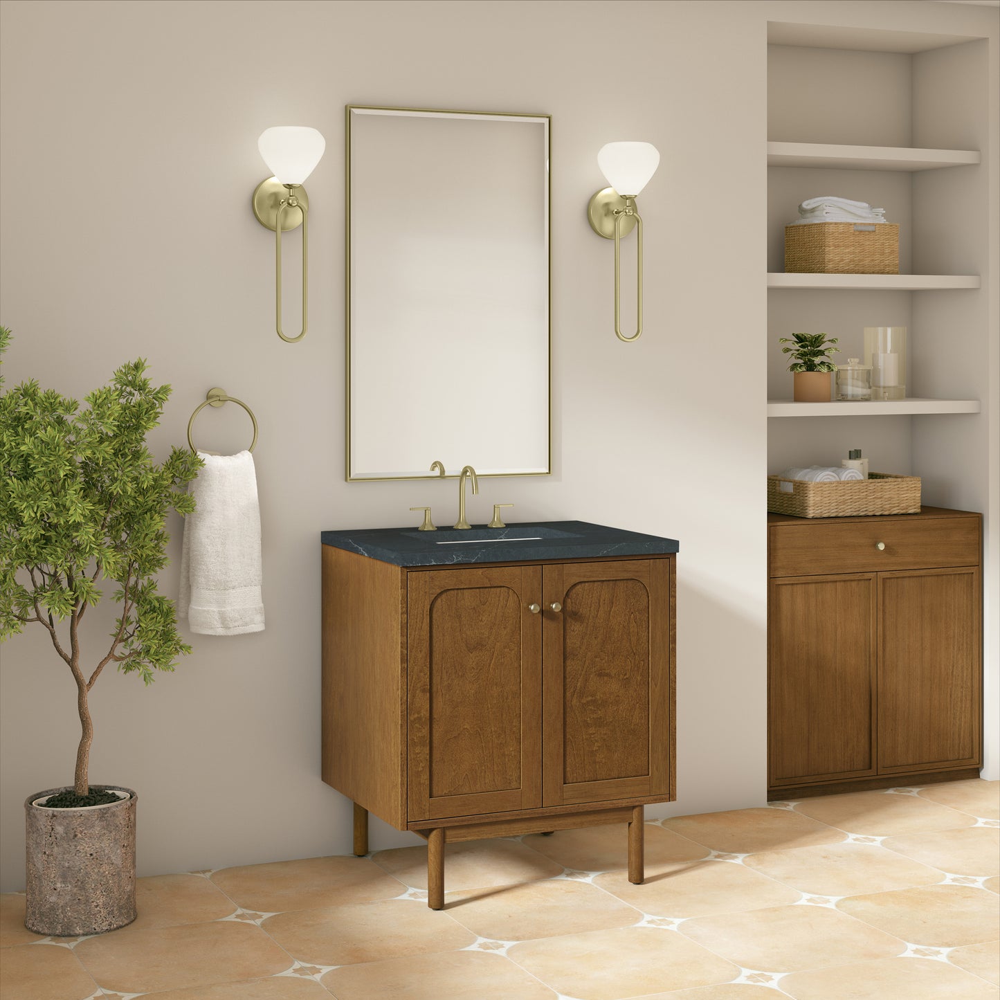 James Martin Laurent 30" Single Vanity with 3 CM Countertop