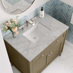 James Martin Chicago 36" Single Vanity with 3 CM Countertop