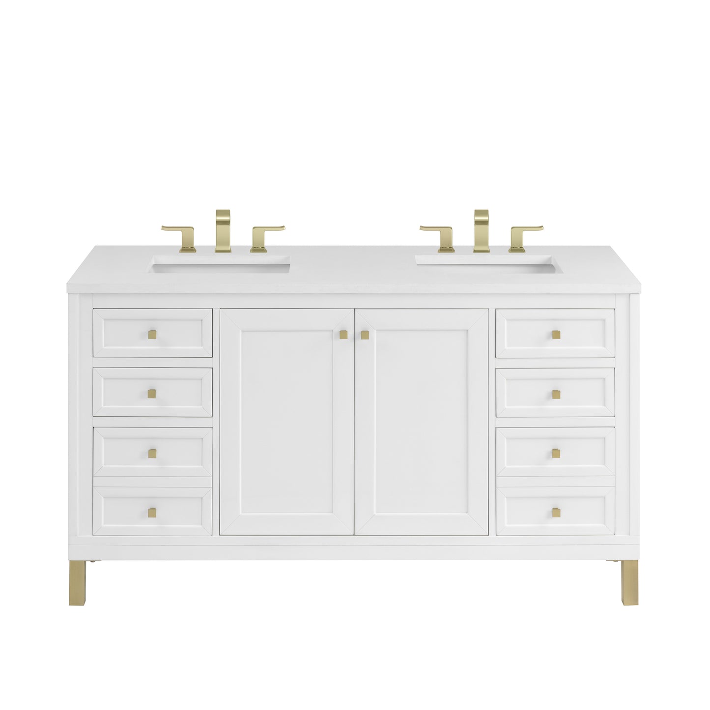 James Martin Chicago 60" Double Vanity with 3 CM Countertop