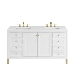 James Martin Chicago 60" Double Vanity with 3 CM Countertop