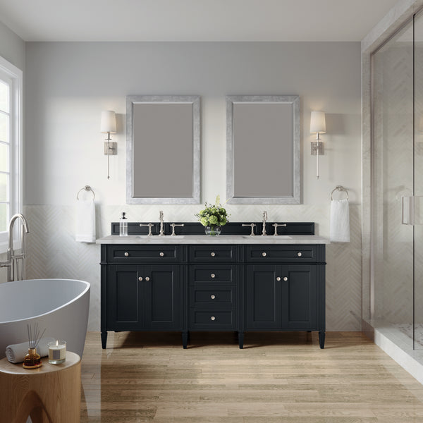 James Martin Brittany 72" Double Vanity with 3 CM Countertop