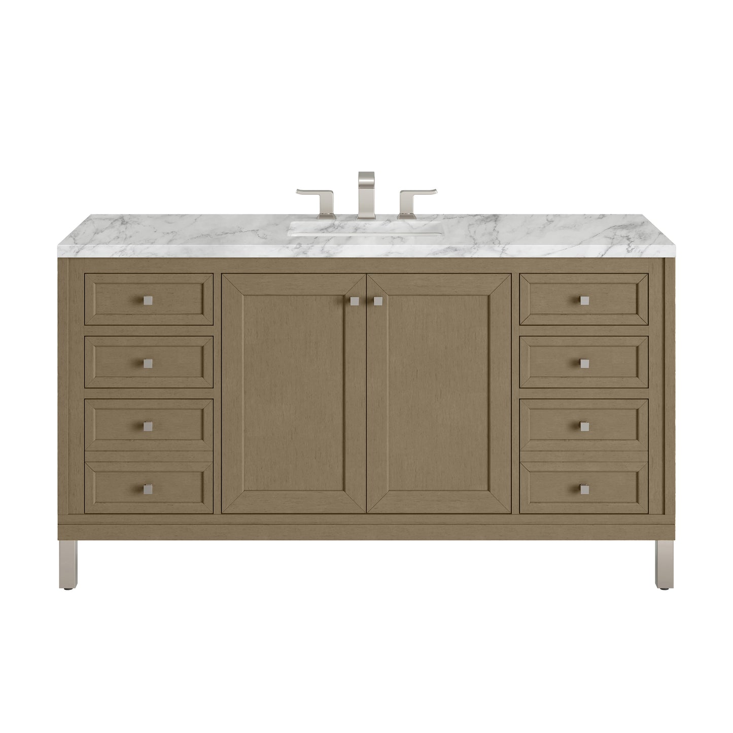 James Martin Chicago 60" Single Vanity with 3 CM Countertop