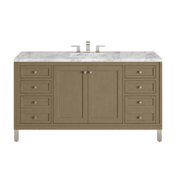 James Martin Chicago 60" Single Vanity with 3 CM Countertop