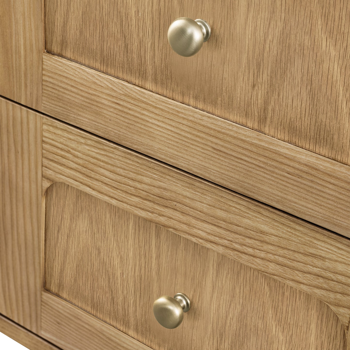 James Martin Laurent 48" Single Vanity, Light Natural Oak, Cabinet Only - Luxe Bathroom Vanities