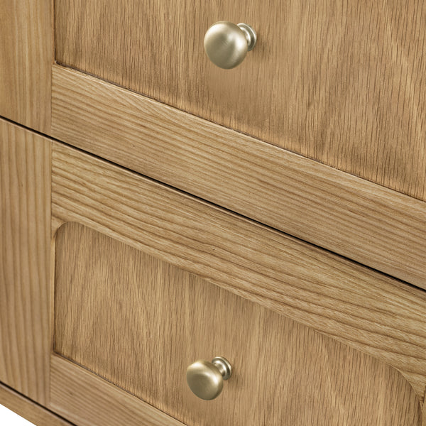 James Martin Laurent 48" Single Vanity, Light Natural Oak, Cabinet Only - Luxe Bathroom Vanities