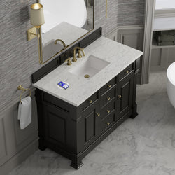 James Martin Brookfield 48" Single Vanity with 3 CM Countertop & FreePower Wireless Charger