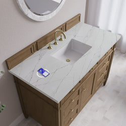 James Martin Brittany 48" Single Vanity with 3 CM Countertop & FreePower Wireless Charger