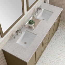 James Martin Chicago 72" Double Vanity with 3 CM Countertop