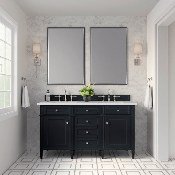 James Martin Brittany 60" Double Vanity with 3 CM Countertop