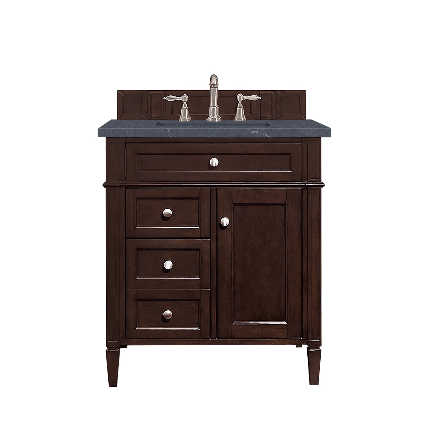 James Martin Brittany 30" Single Vanity with 3 CM Countertop
