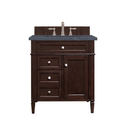 James Martin Brittany 30" Single Vanity with 3 CM Countertop