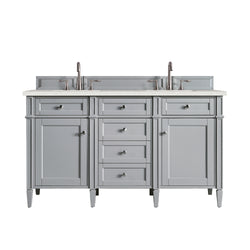 James Martin Brittany 60" Double Vanity with 3 CM Countertop