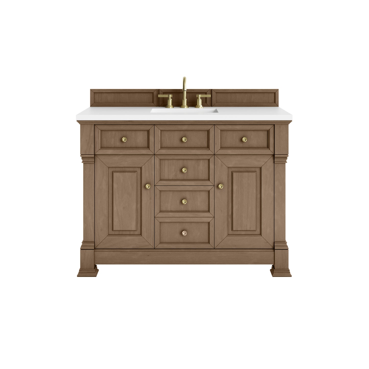 James Martin Brookfield 48" Single Vanity with 3 CM Countertop - Luxe Bathroom Vanities