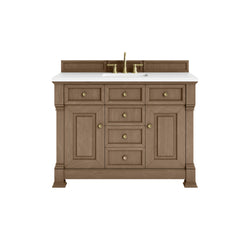 James Martin Brookfield 48" Single Vanity with 3 CM Countertop - Luxe Bathroom Vanities