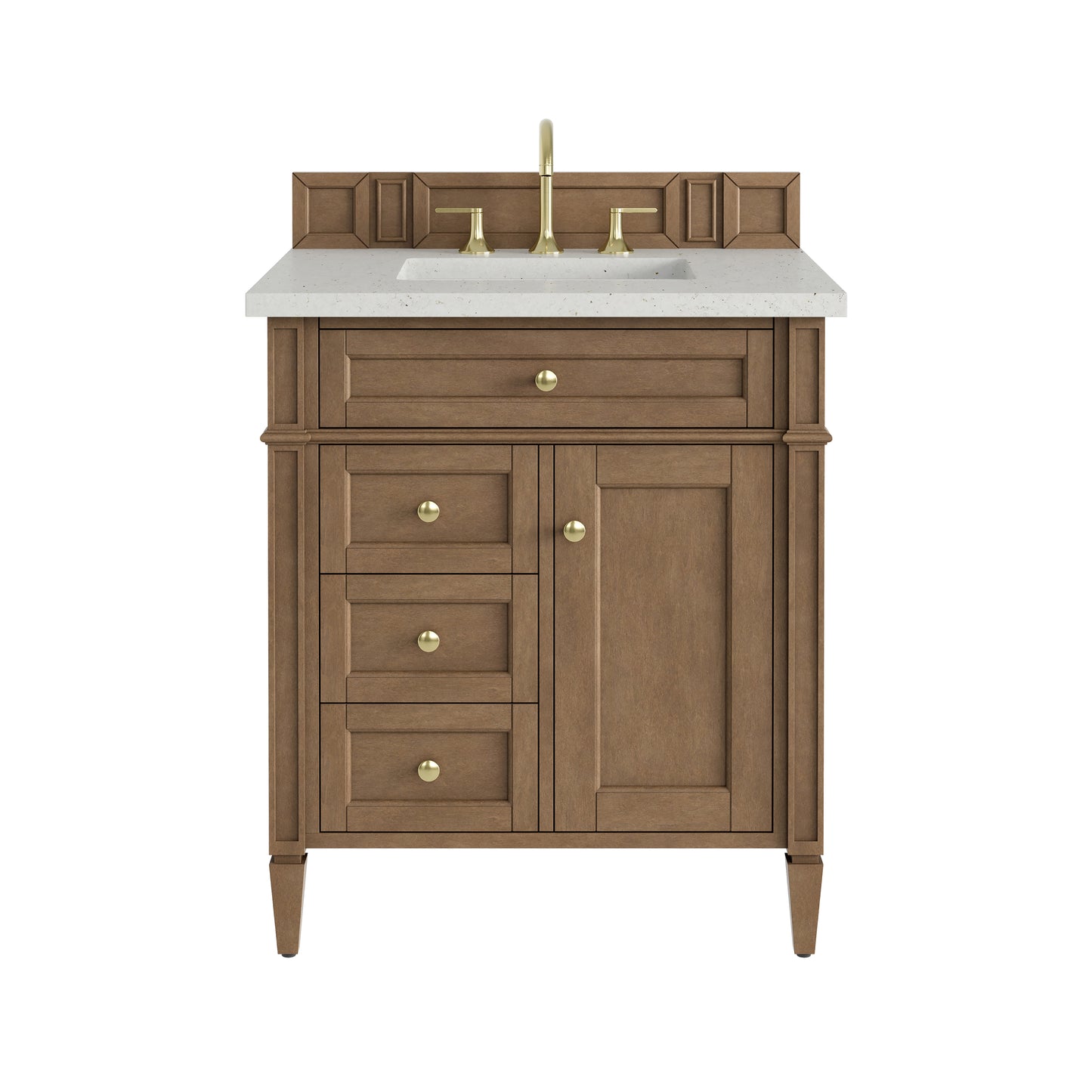 James Martin Brittany 30" Single Vanity with 3 CM Countertop