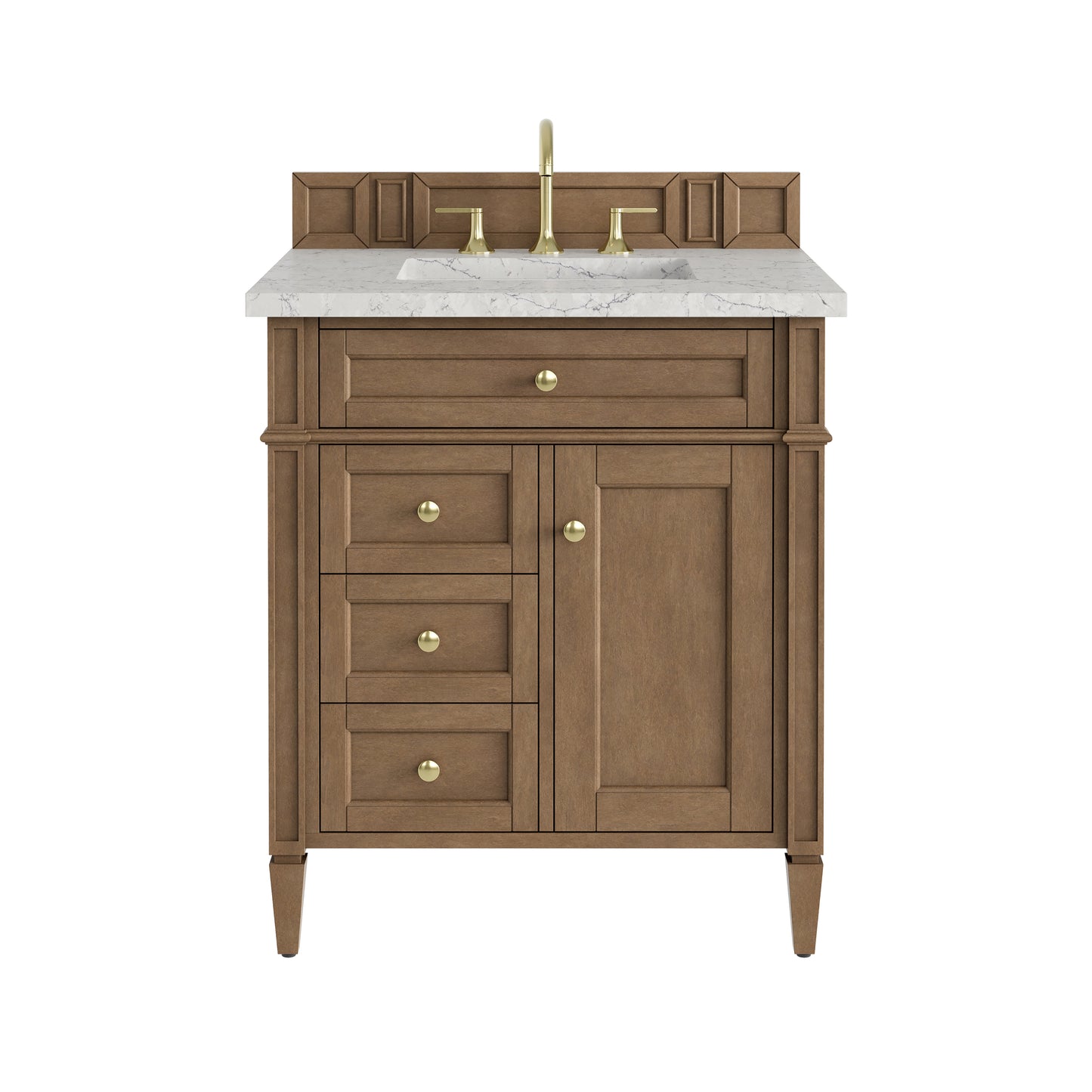 James Martin Brittany 30" Single Vanity with 3 CM Countertop