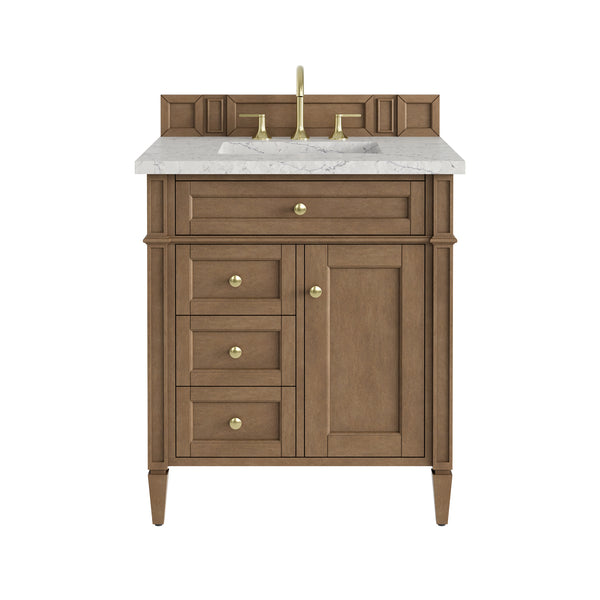 James Martin Brittany 30" Single Vanity with 3 CM Countertop