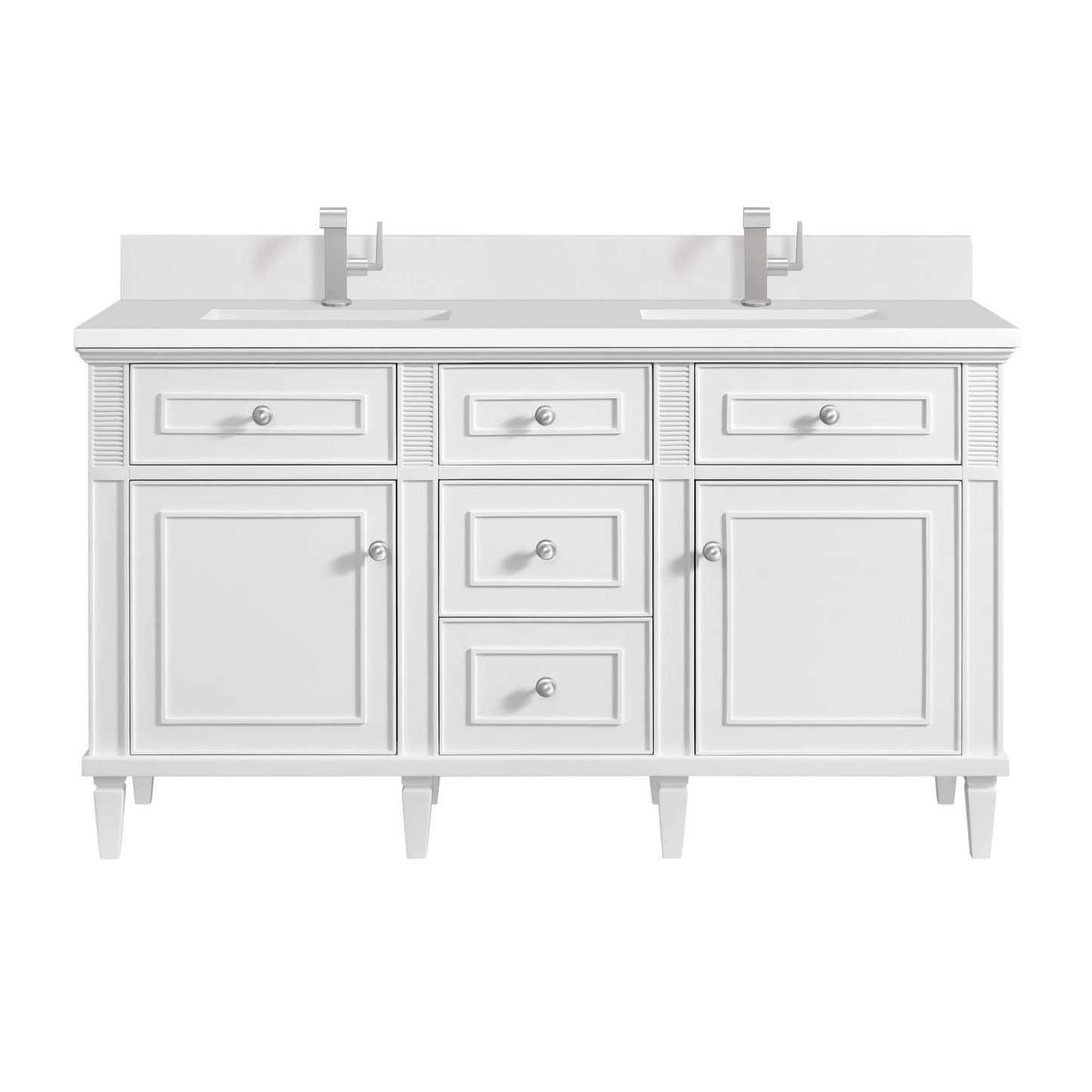 James Martin 60" Lorelai Double Vanity - Luxe Bathroom Vanities