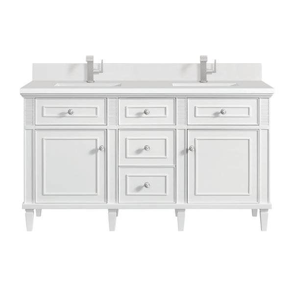 James Martin 60" Lorelai Double Vanity - Luxe Bathroom Vanities