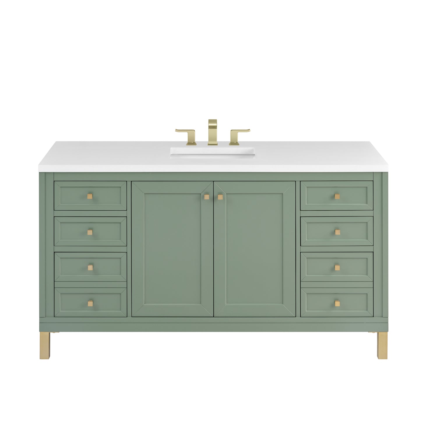 James Martin Chicago 60" Single Vanity with 3 CM Countertop