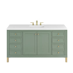 James Martin Chicago 60" Single Vanity with 3 CM Countertop