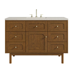 James Martin Laurent 48" Single Vanity with 3 CM Countertop & FreePower Wireless Charger