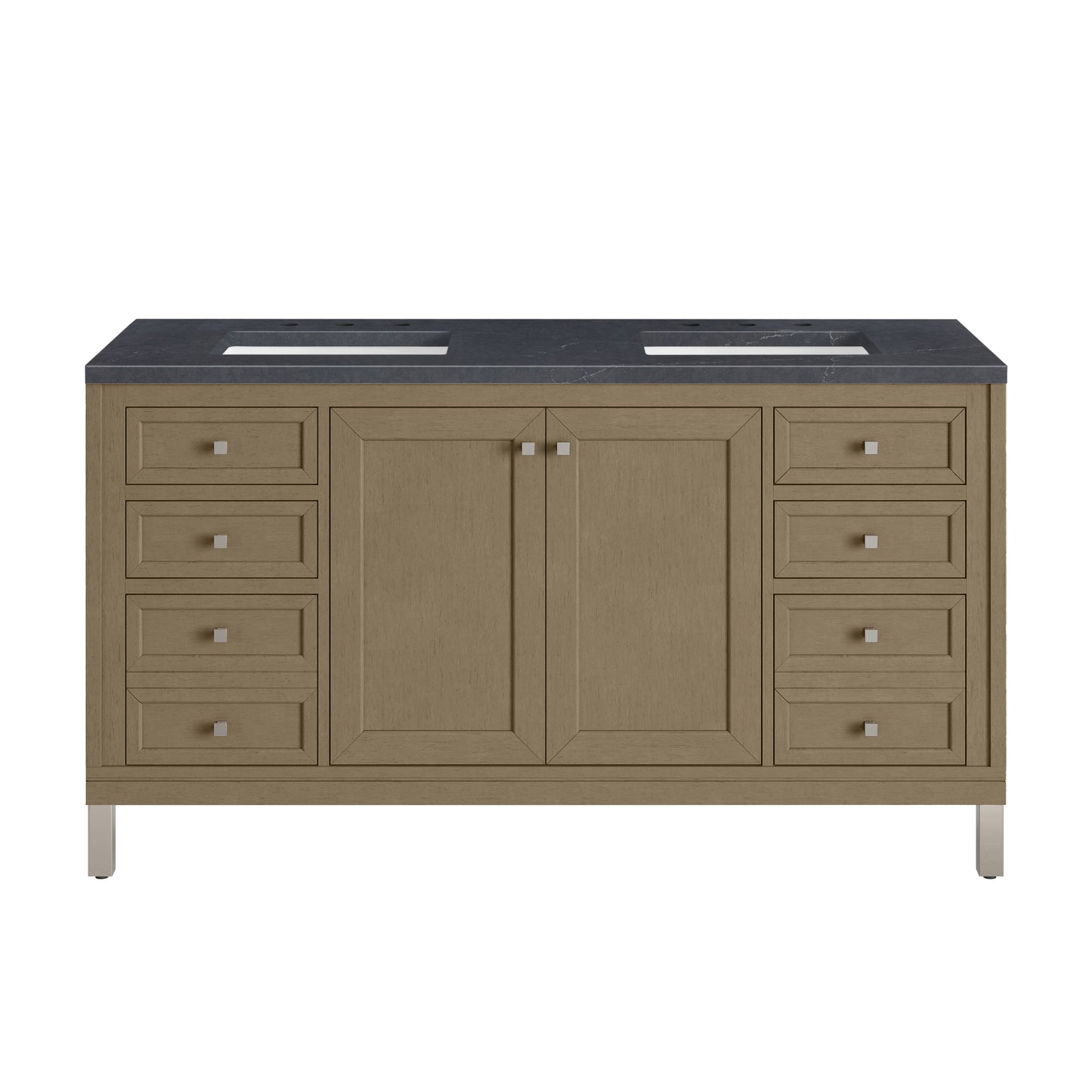 James Martin Chicago 60" Double Vanity with 3 CM Countertop