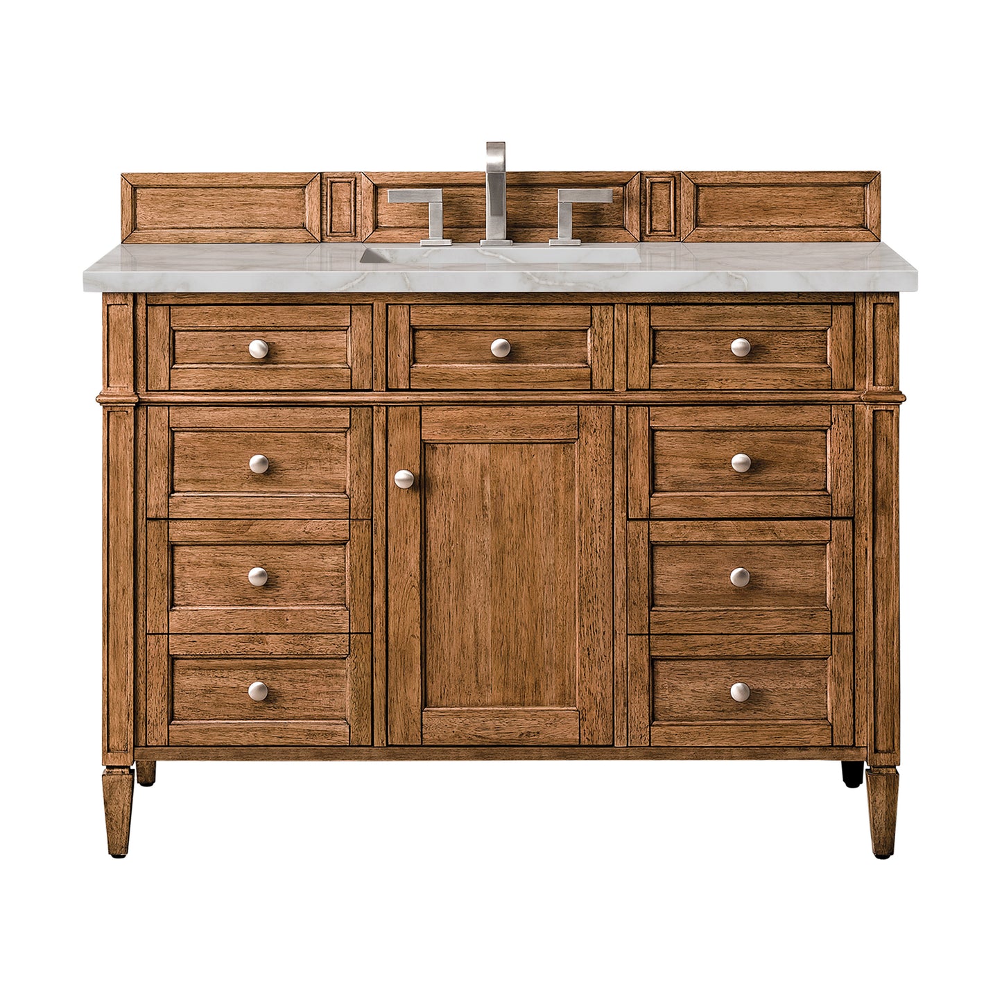 James Martin Brittany 48" Single Vanity with 3 CM Countertop & FreePower Wireless Charger