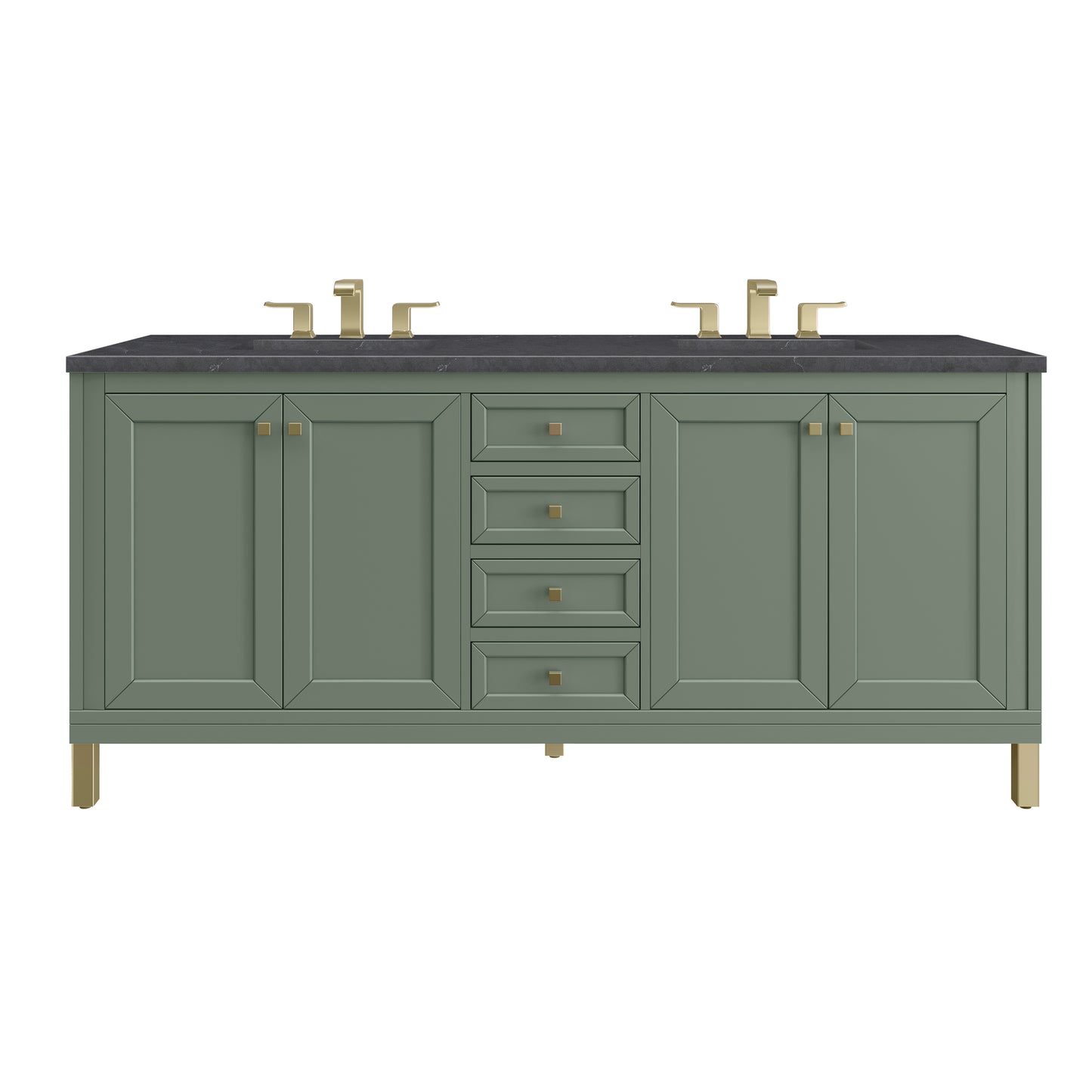 James Martin Chicago 72" Double Vanity with 3 CM Countertop