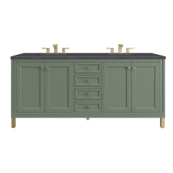 James Martin Chicago 72" Double Vanity with 3 CM Countertop