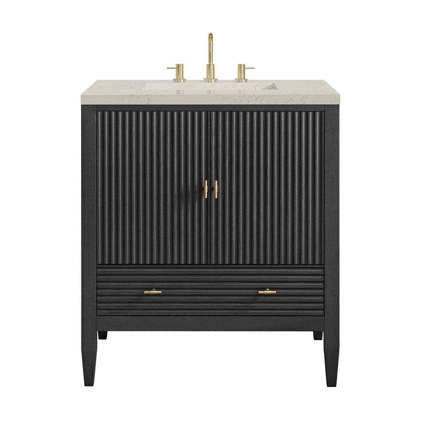James Martin Myrrin 30" Single Vanity with 3 CM Countertop