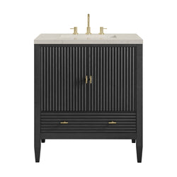 James Martin Myrrin 30" Single Vanity with 3 CM Countertop