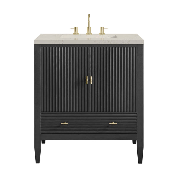 James Martin Myrrin 30" Single Vanity with 3 CM Countertop